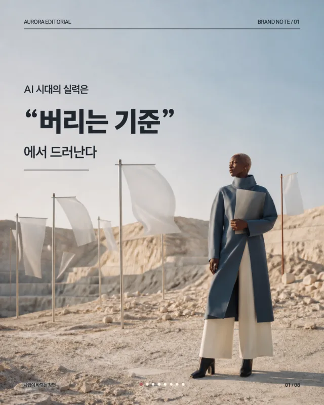 오로라 인스타 콘텐츠 1번째 장